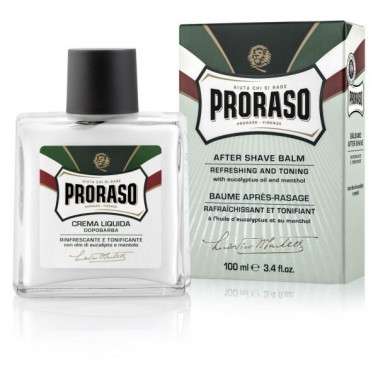 BALSAMO PRORASO PARA DESPUES DEL AFEITADO CON EUCALIPTO Y MENTOL de 100 ml. Sin Alcohol.