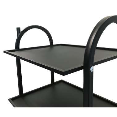 Carrito de estetica 3 estantes - metálico