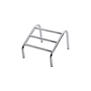 Apoyapies Escala cromado para peluquería