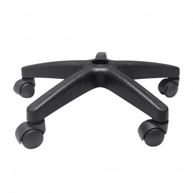 Base de plástico estrella con ruedas