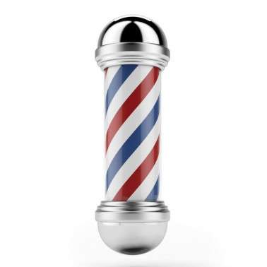 LUMINOSO POSTE DE PELUQUERÍA