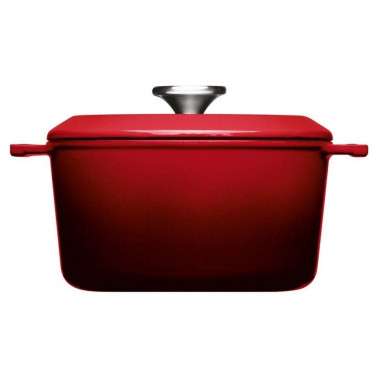 OLLA WOLL IRON HIERRO FUNDIDO ROJA 124CI DE 24 cm.