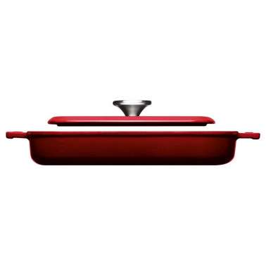 GRELHA DE FERRO VERMELHO 624-2CI 24 x 24 cm.