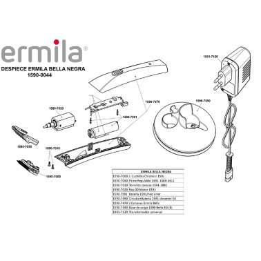 Despiece Ermila Bella Negra