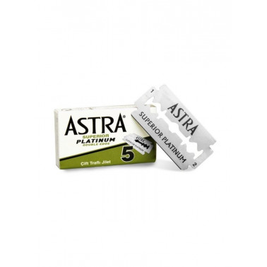 PACOTE DE 5 LÂMINAS DE BARBEAR ASTRA PLATINIUM