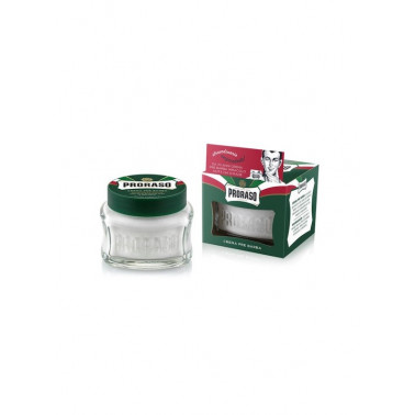 CREMA PRE AFEITADO PRORASO EUCALIPTO Y MENTOL 100 ml.