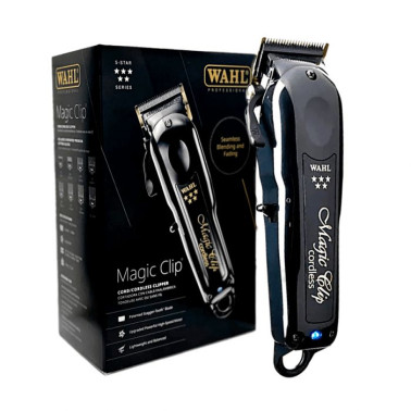 MAQUINA WAHL MAGIC CLIP CORDLESS NEGRA
