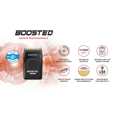 MAQUINA BOOSTED AFEITADORA GAMMA PIU