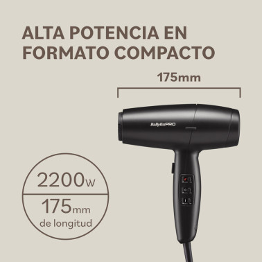 SECADOR BABYLISS PRO LUPIA BAB7600E 2200W